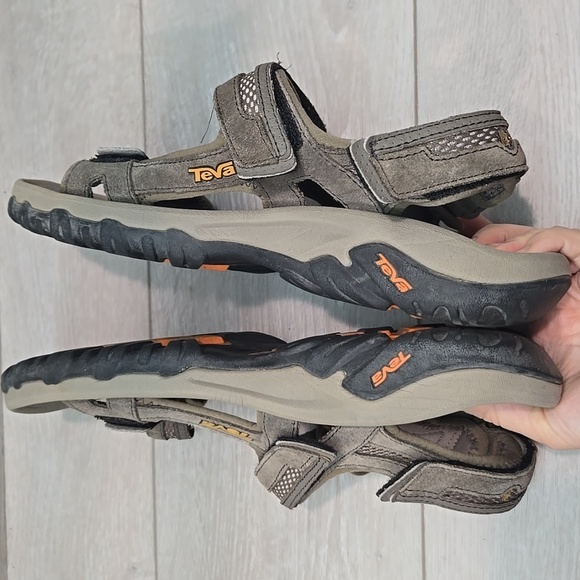 Teva Mens Outdoor Sandals Adjustable Straps Slide Shoes Sz 12
